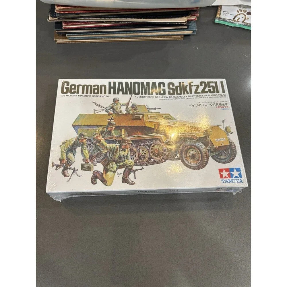 NIB Tamiya 35020 1:35 German Hanomag Sd.Kfz.251/1 Truck Factory Sealed Box